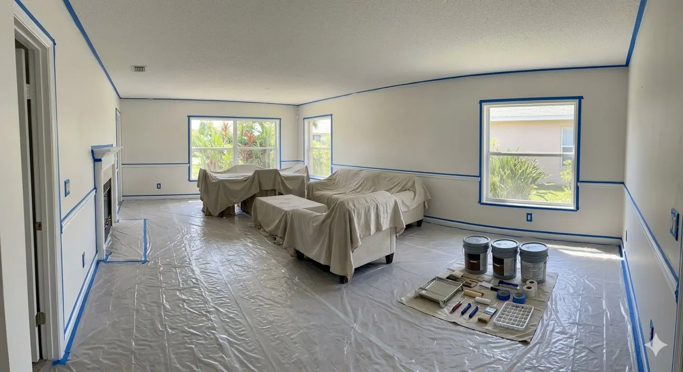 Before: Before: builder-beige living room